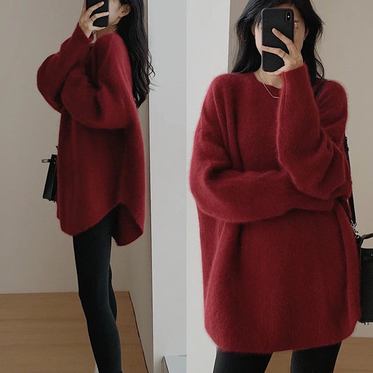 Idle Style High-grade French Pullover Bottoming Sweater