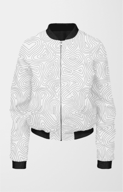 Female AOP Womens Bomber Jacket