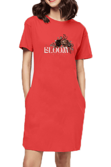 Bloom Design Female T-Shirt Dress