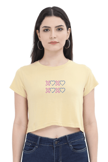 XOXO Design Girls’ Crop Top – Trendy and Stylish