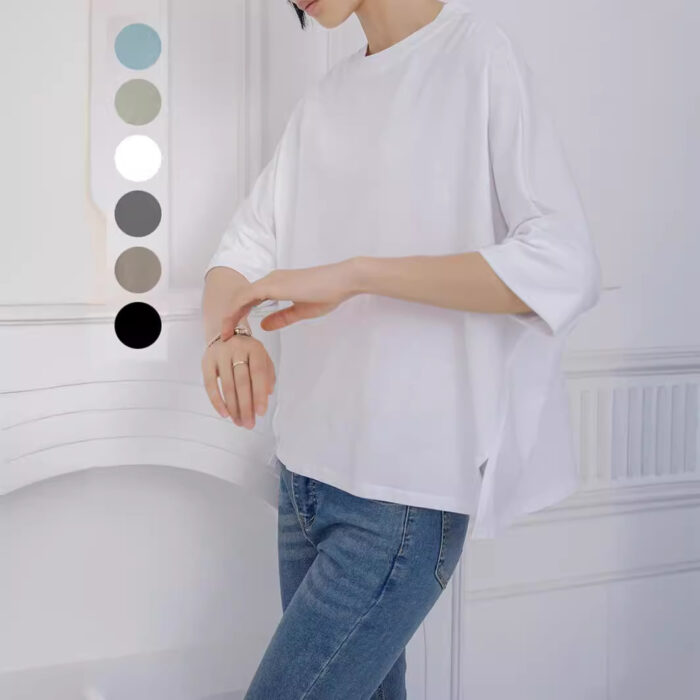 35306525 5b87 4e8e 9f8a 916d90940ace January 17th, 2025 https://fusionwear.net Loose-fitting Pure Cotton T-shirt Women's Large Version