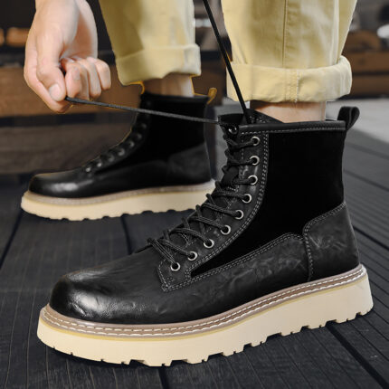 Trend Men’s High-top British Style Working Boots