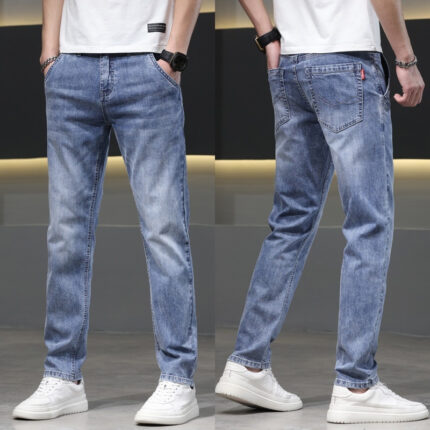 Men’s Jeans Straight Fashion Slim Fit