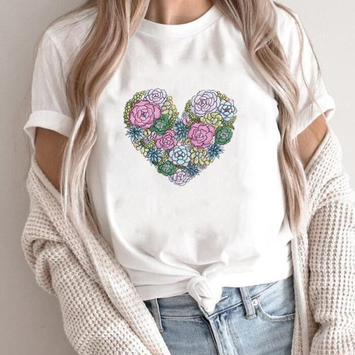 Printed Clothes New Cute Women’s Clothing Top