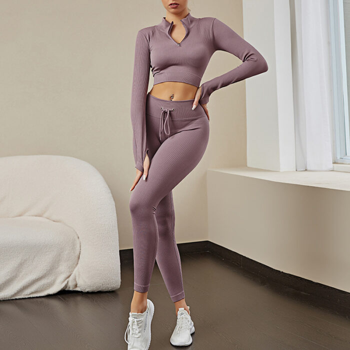 a280cbfa e113 4977 9de6 c08ef2b77e2c November 21st, 2024 https://fusionwear.net Seamless Fitness Yoga Wear Suit Sweat-absorbent Women